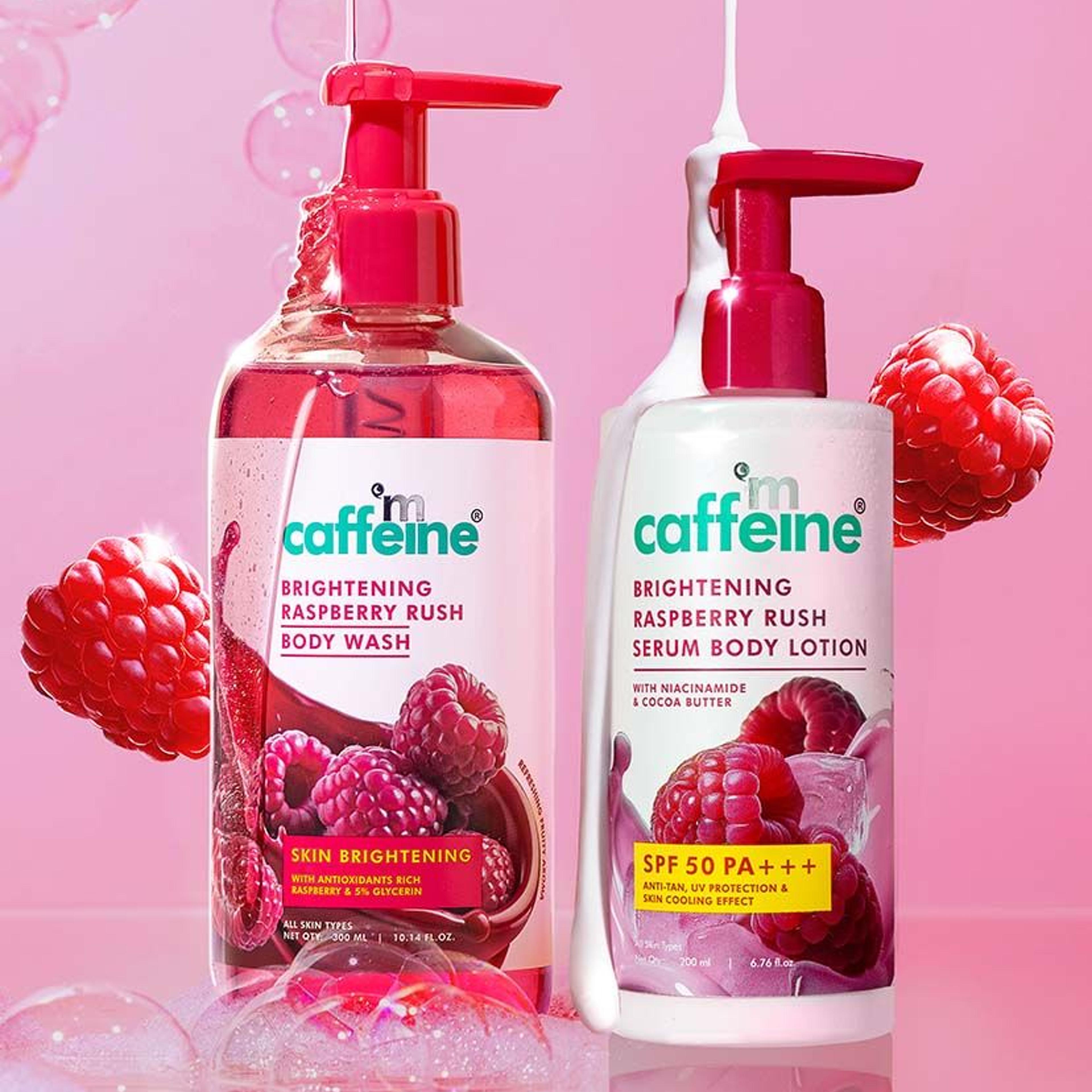 Raspberry Cleanse & Protect Duo | Body Wash & SPF 50 PA+++ Body Sunscreen