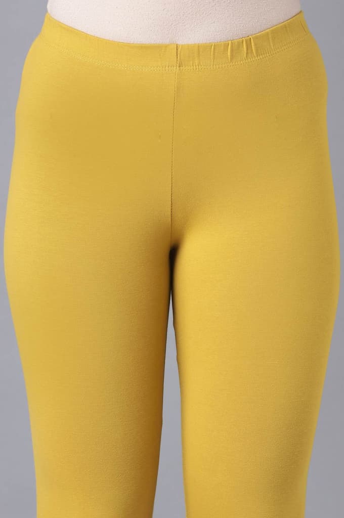 Yellow Skin Fit Churidar — photo 6