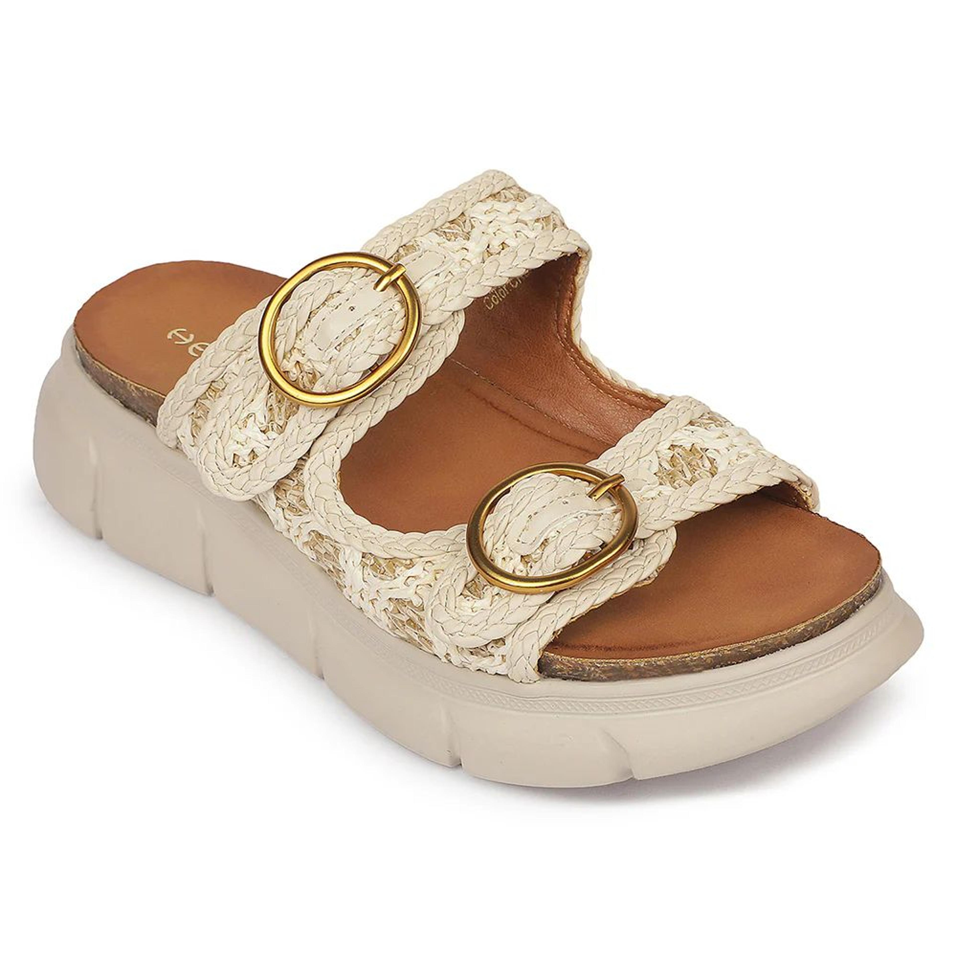 Healers ZQ-HDSL-03 Everyday Comfort Cream Casual Slippers for women by Liberty