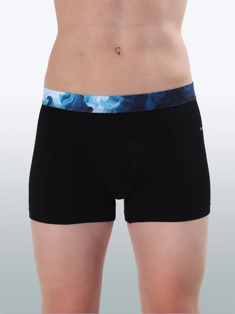 Men's Cotton Abstract Waistband Trunk – Pack of 3 — photo 3