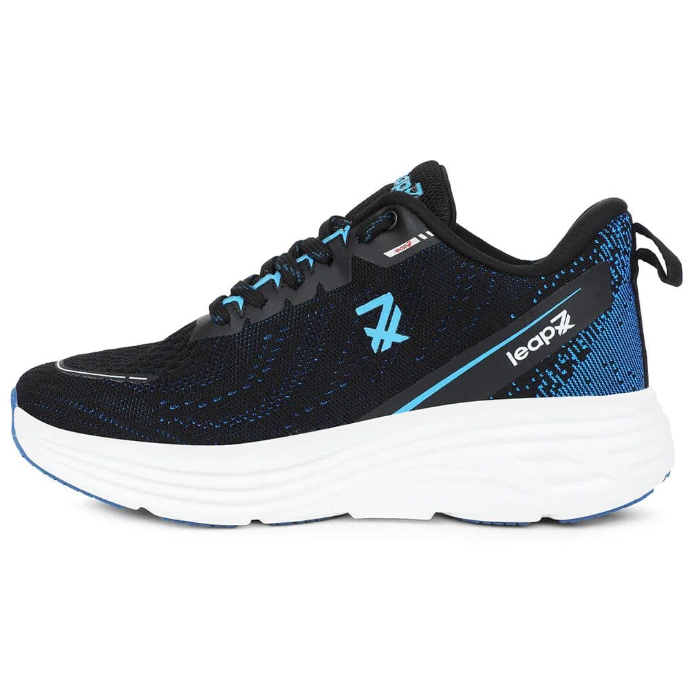 Leap7x Teal Blue Sports Running Shoes For Men GHD-41 By Liberty — photo 3