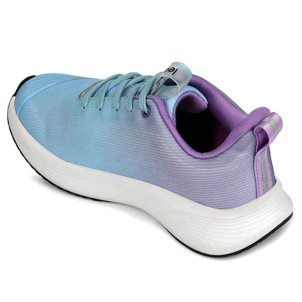 Leap7x Blue Sports Lacing Running Shoes For Women LIBYA-1 By Liberty — photo 5