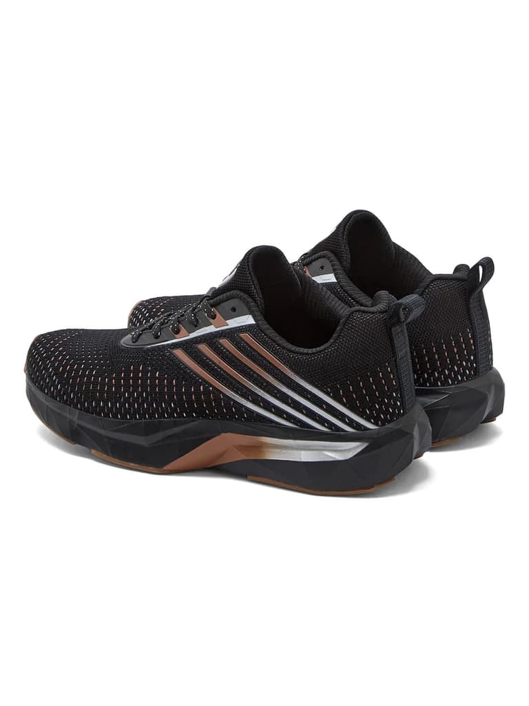 AMPOR Black Men's Running Shoes — photo 5