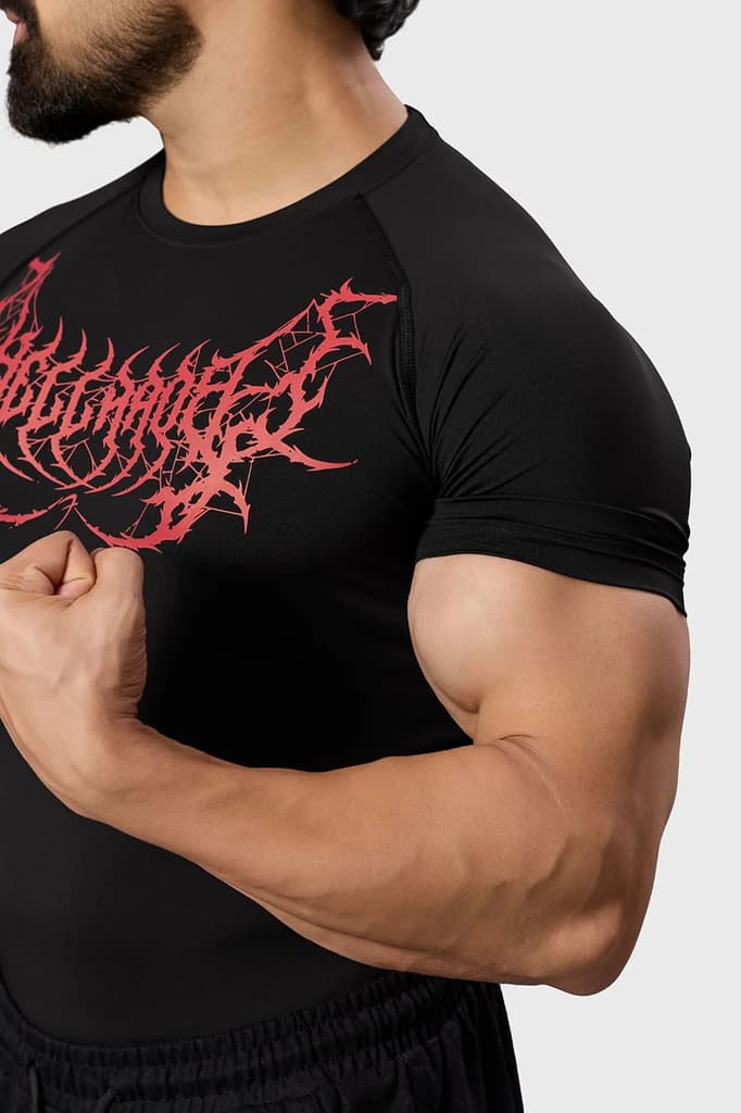 Hellborn Compression T-shirt Black/Red — photo 3