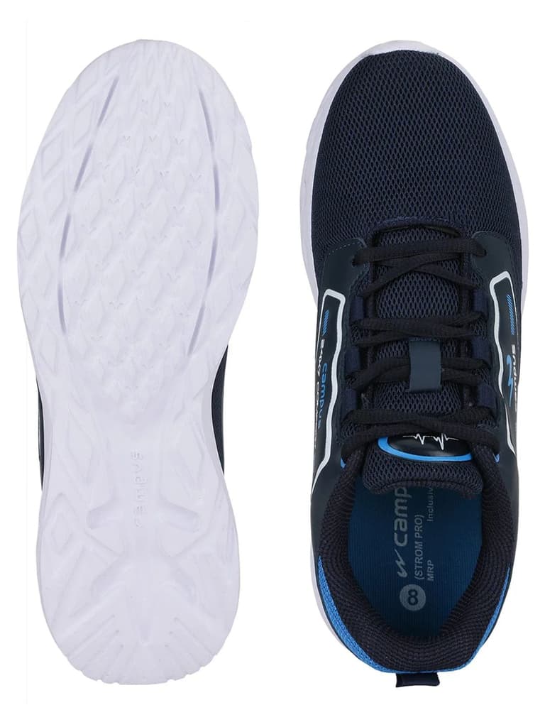 STROM PRO Blue Men's Running Shoes — photo 4
