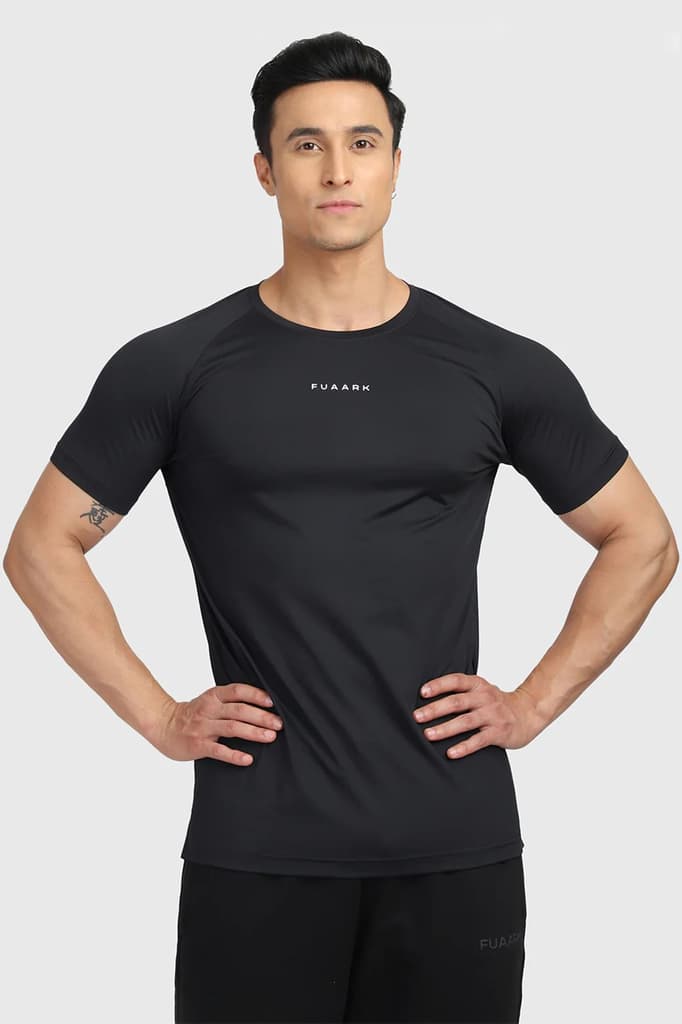 Sleek T-shirt Black / Fuaark — photo 4