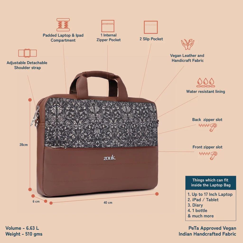 Arin Laptop Bag - Lattice Lace — photo 6