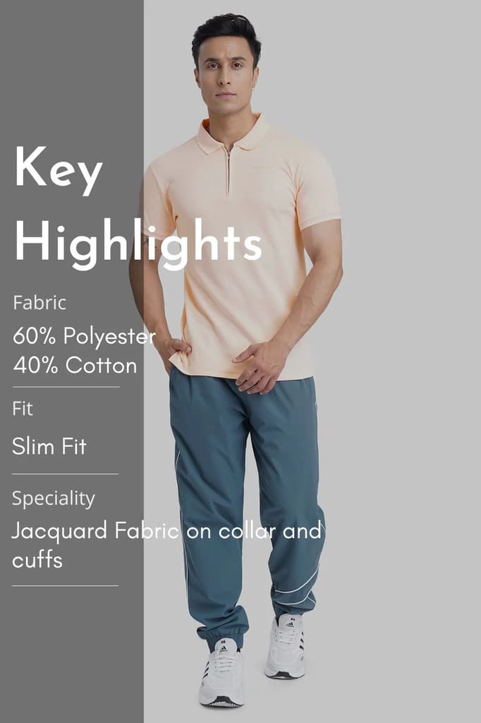 Heritage Polo T-shirt Peach — photo 7