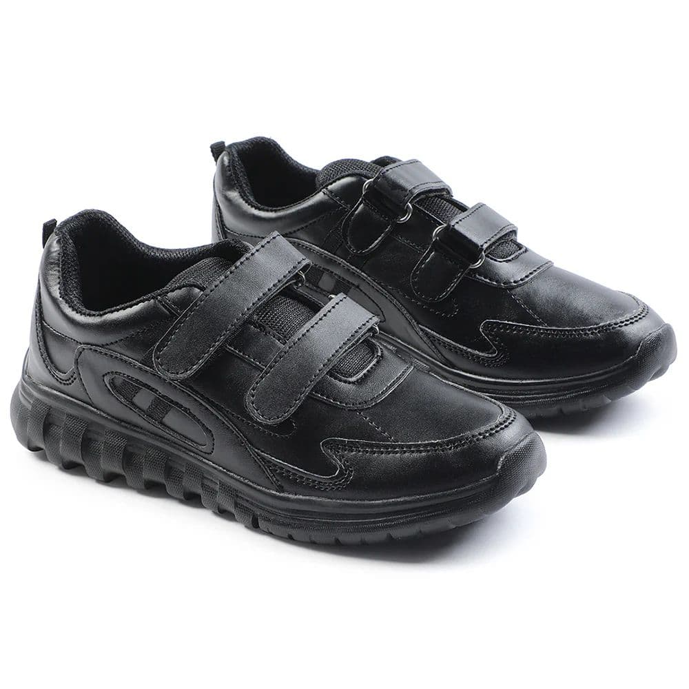 Force 10 Black Velcro Uniform School Shoes For Kids 9906-02T-V By Liberty — photo 7