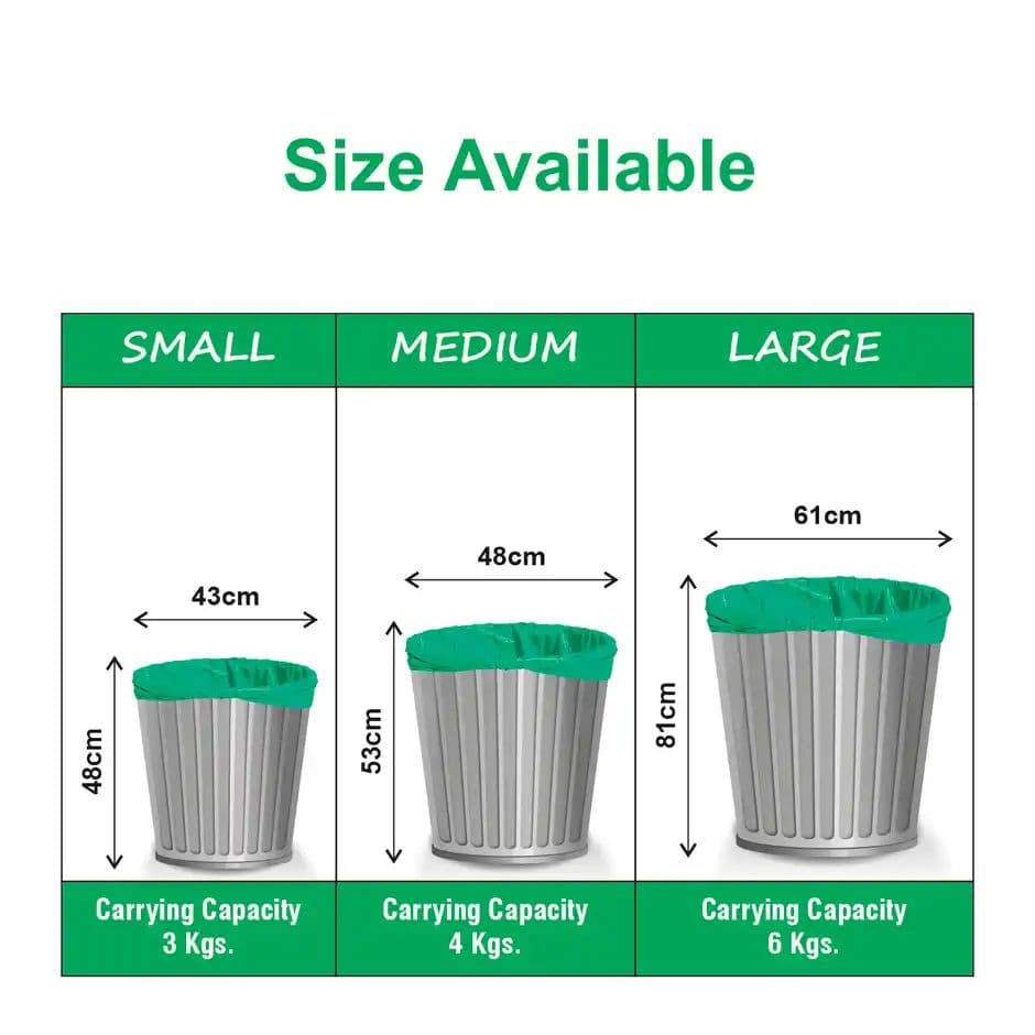 Smart One Garbage Bag Roll Green - Small - 17 x 19 Inch — photo 3