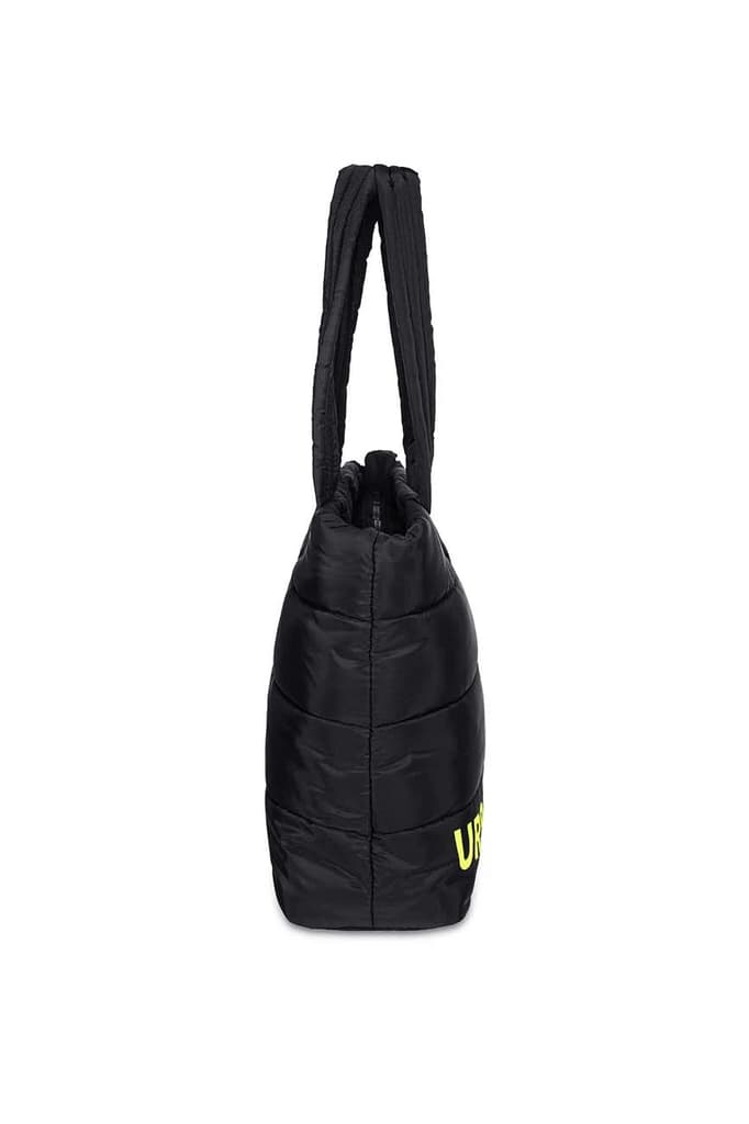 Puffer Shoulder Bag // Neon On Black