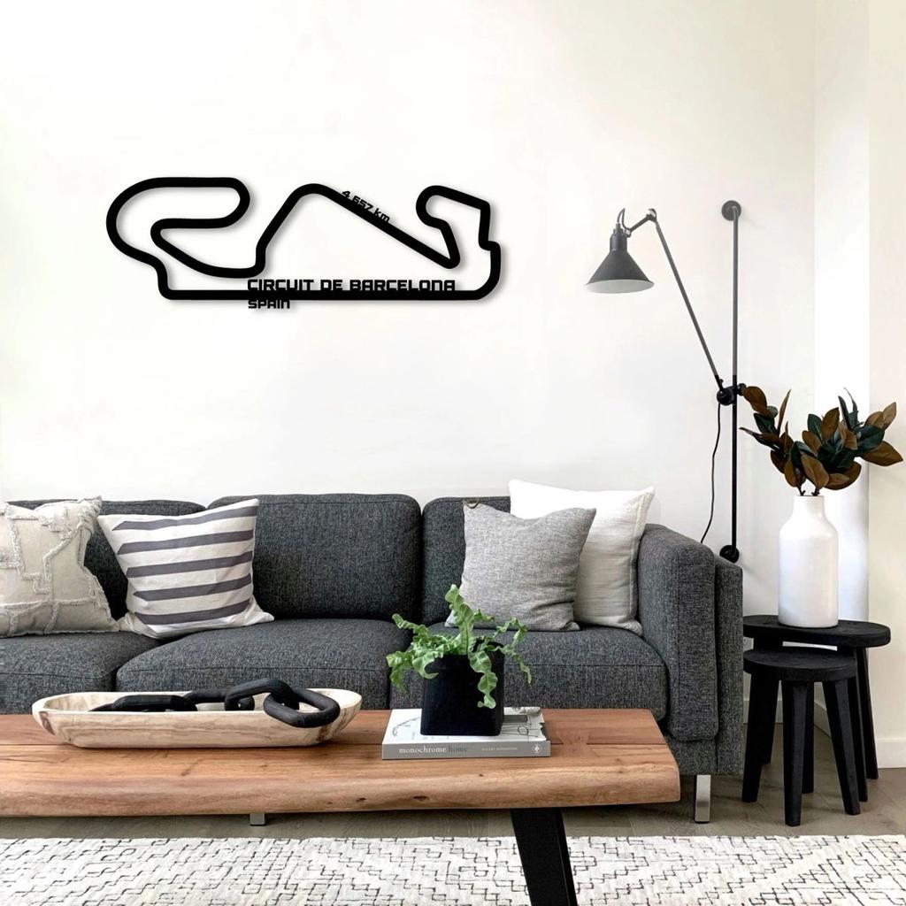 CIRCUIT DE CATALUNYA 2 METAL WALL ART — photo 3