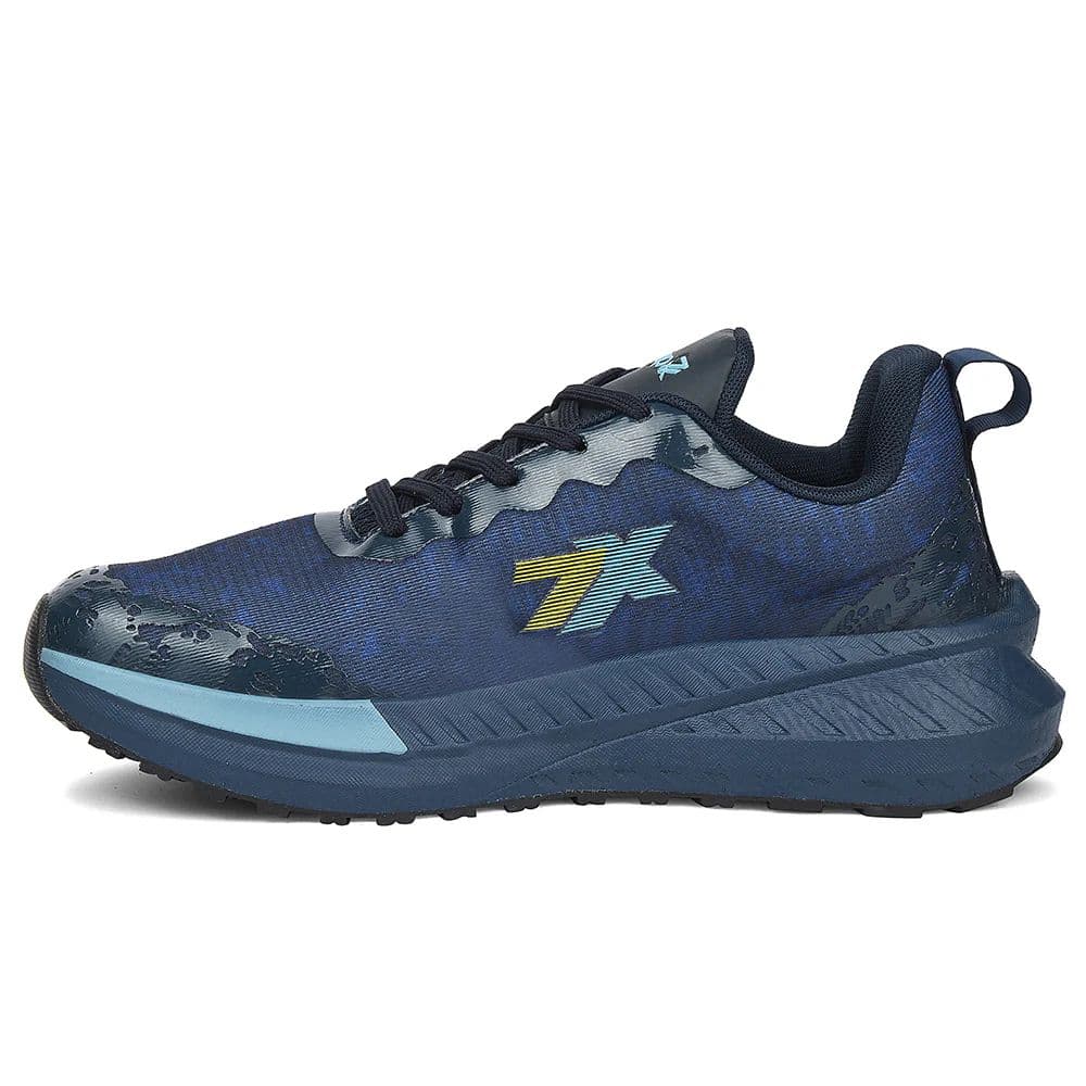 Leap7x Navy Blue Sports Lacing Running Shoes For Men XLM-07 By Liberty — photo 3