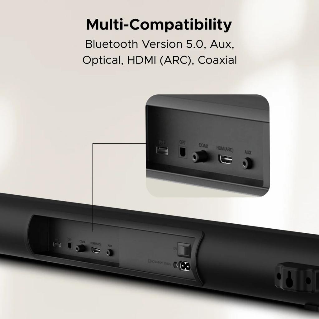 boAt Aavante Bar 1850D | Soundbar with 220W RMS boAt Signature Sound, Multiple EQ Modes, BT v5.0 — photo 4