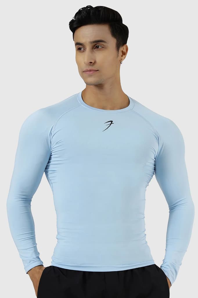 Compression Fullsleeves T-shirt Glacial Blue — photo 4