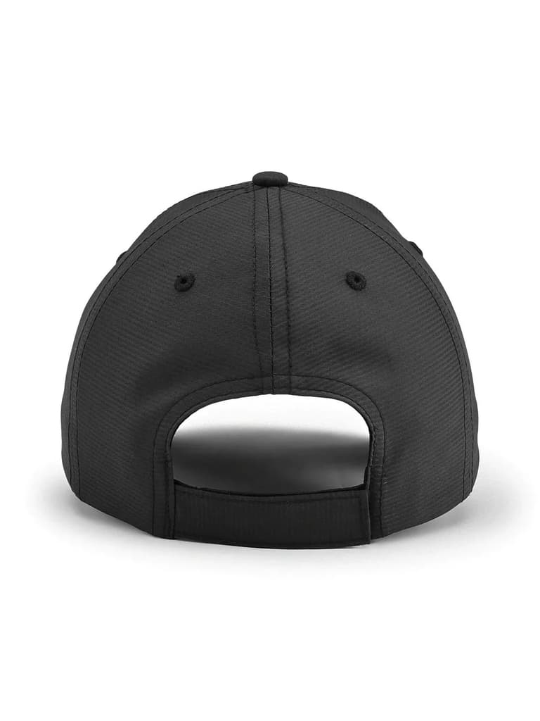 Polyester Solid Black Unisex Cap — photo 3