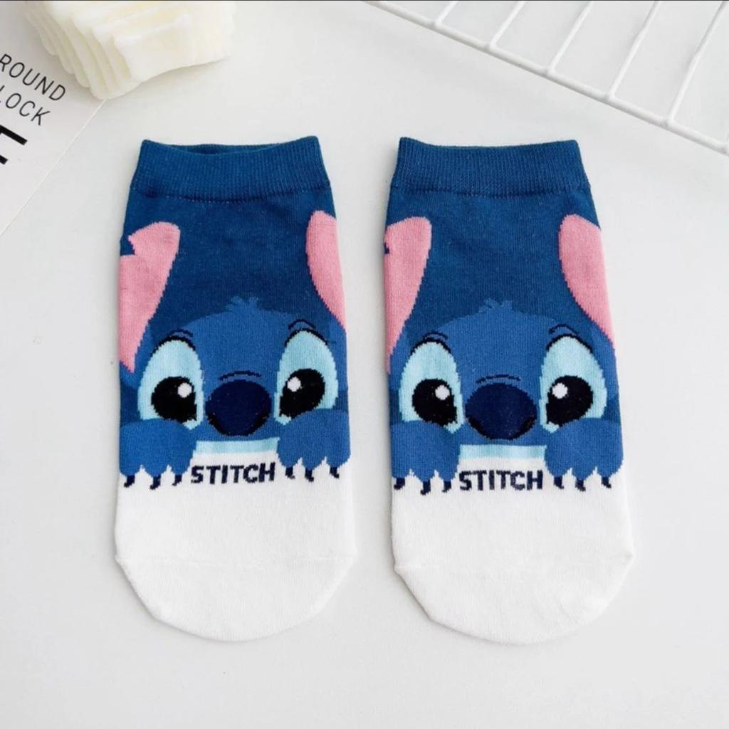 Stitch Theme Cotton Socks | Soft Breathable Casual Socks — photo 7
