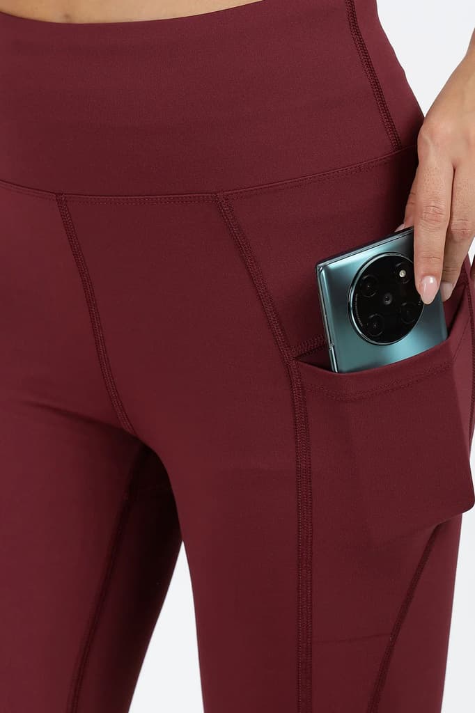 Timeless Nylon Leggings Maroon — photo 3