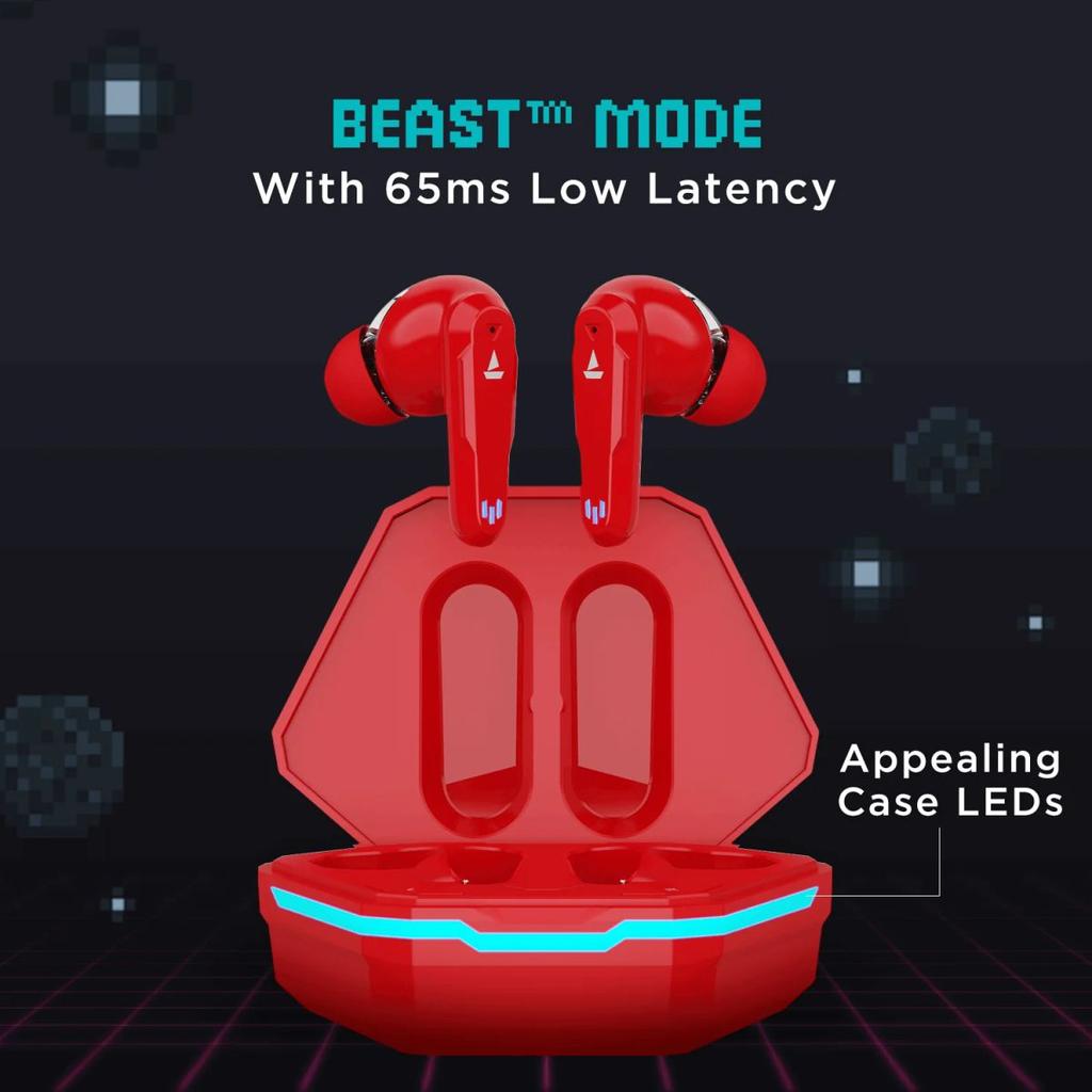 boAt Airdopes 191G | Wireless Earbdus Gaming Earbuds with 2x6mm Dual Drivers, Quad Mics with ENx™ and IWP™ Technology, LED Lights on Charging Case — photo 7