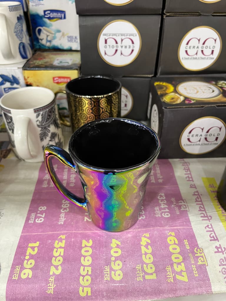Rainbow Mug | Coffee Mug | Glass | Multi-colored
