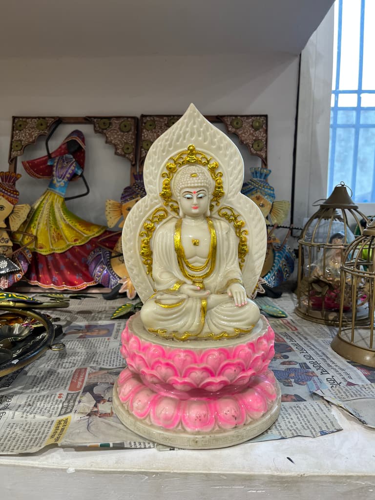Buddha Statue | Sculpture | Bronze | Gold