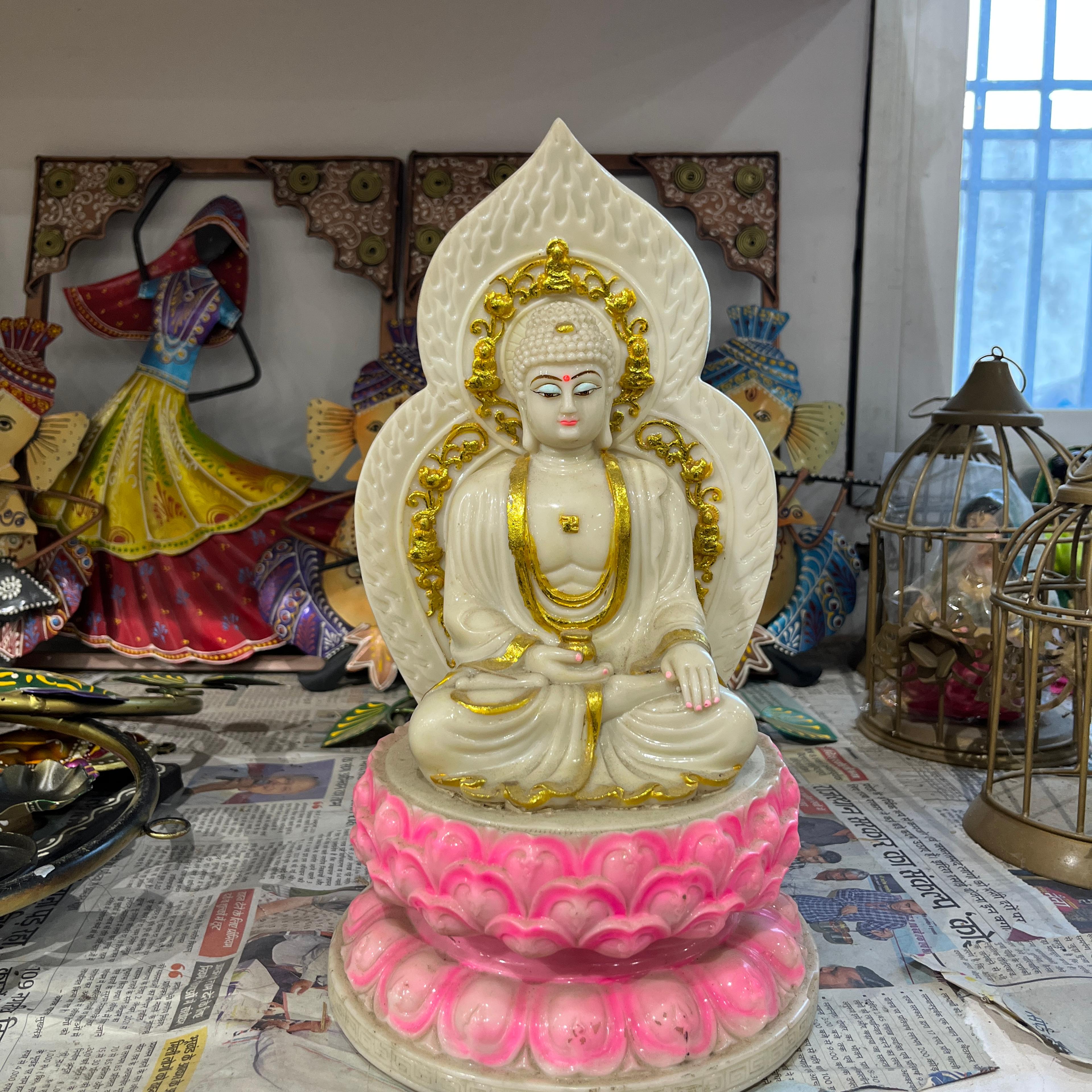 Buddha Statue | Sculpture | Bronze | Gold