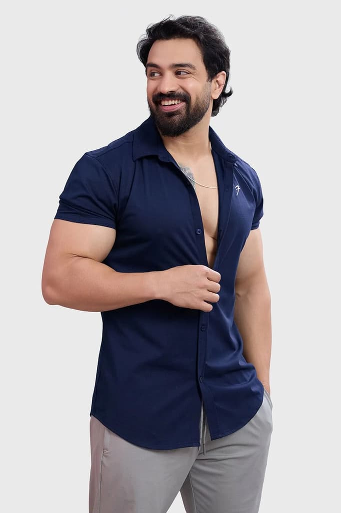 Aero Shirt Navy — photo 7