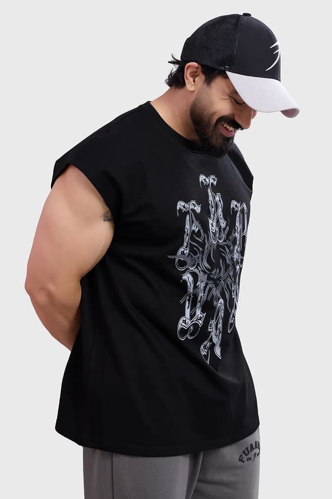 Ash Capsleeves Tank Black — XS