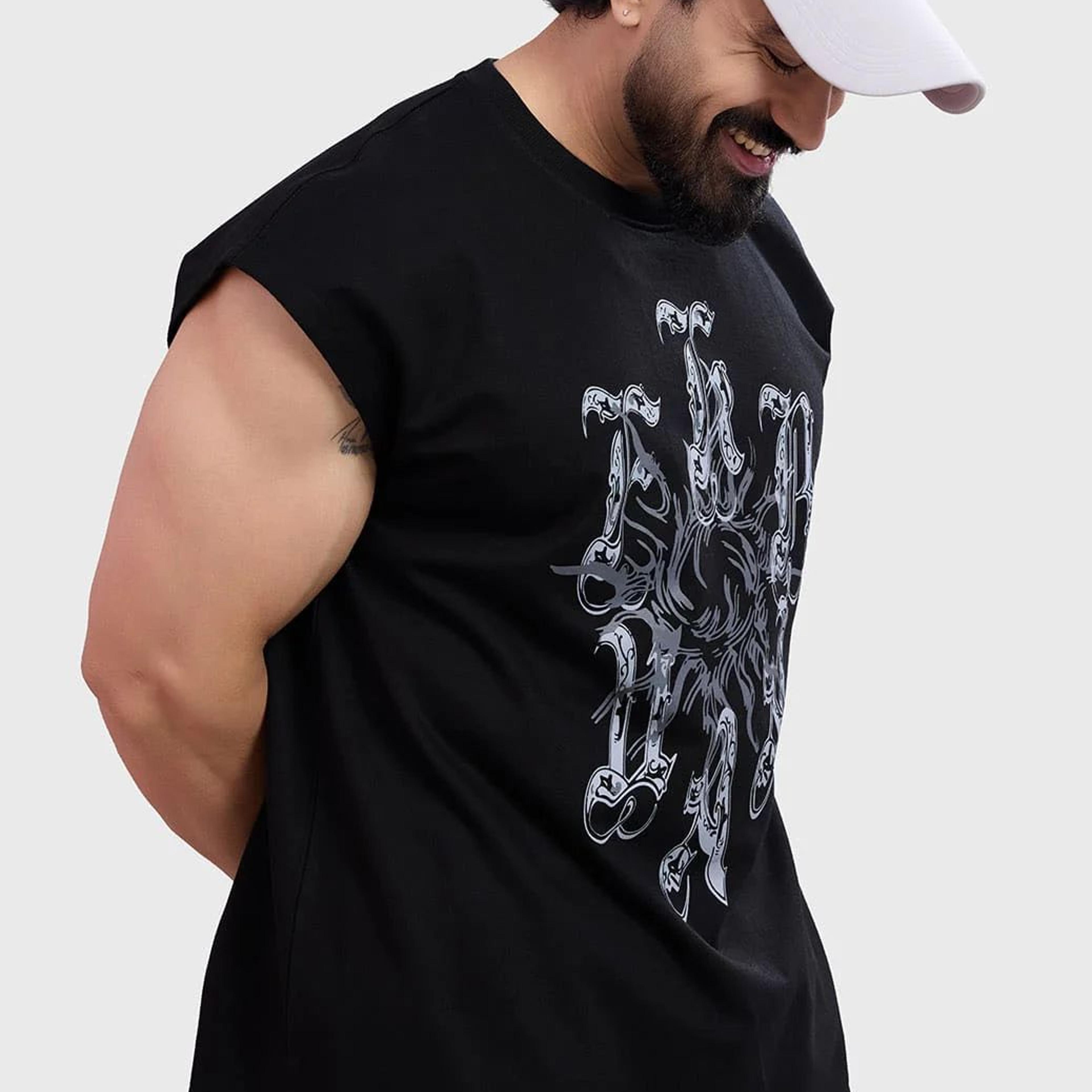 Ash Capsleeves Tank Black