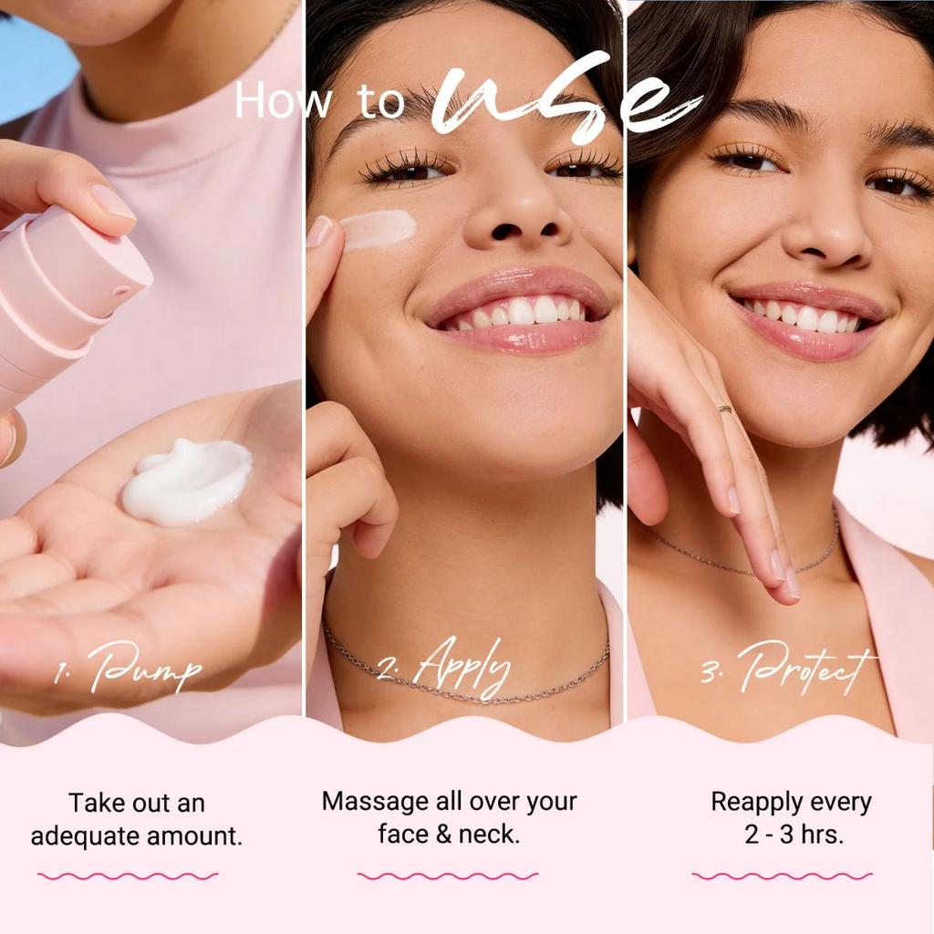 Radiance+ Dewy Sunscreen In-Vivo Tested with Watermelon & Niacinamide with SPF 50 & PA++++ - 50g