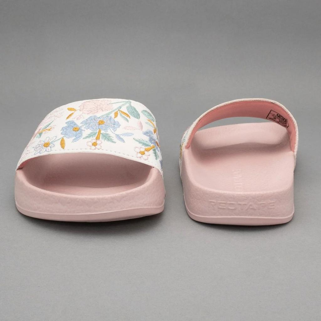 Sliders Flip-Flop for Women in Baby Pink | Casual Pool Sliders. — photo 4