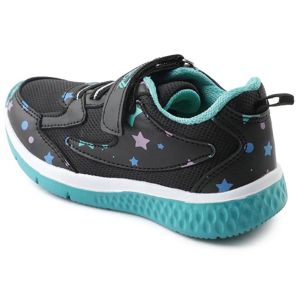 Leap7x Black Sports Non Lacing Walking Shoes For Kids JAMIE-51V By Liberty — photo 6