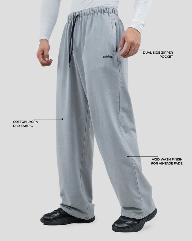 Acid Wash Baggy Pants — photo 4