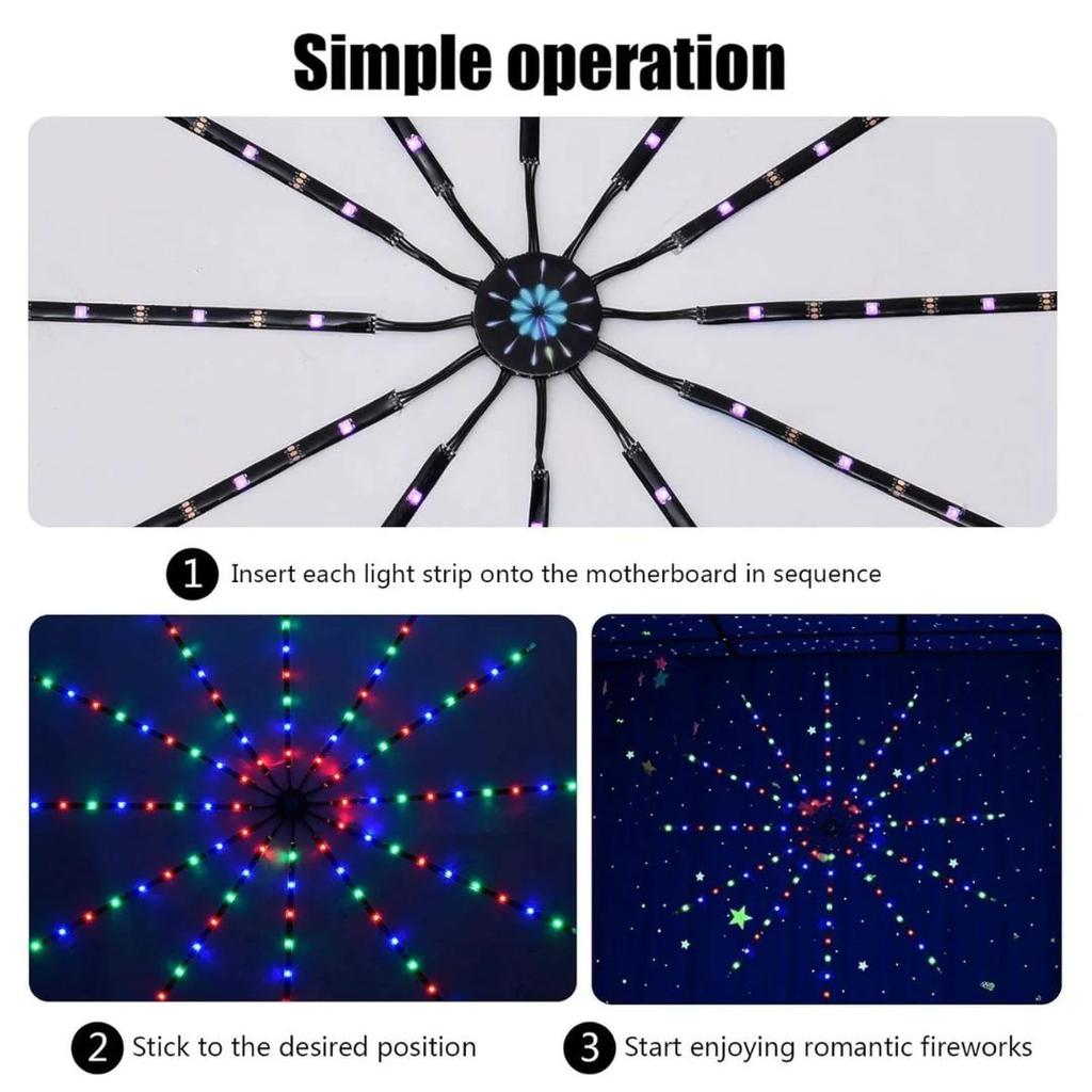 LED Firework Strip Light | Sound Operated Firework Launch Effect LED Strip — photo 4