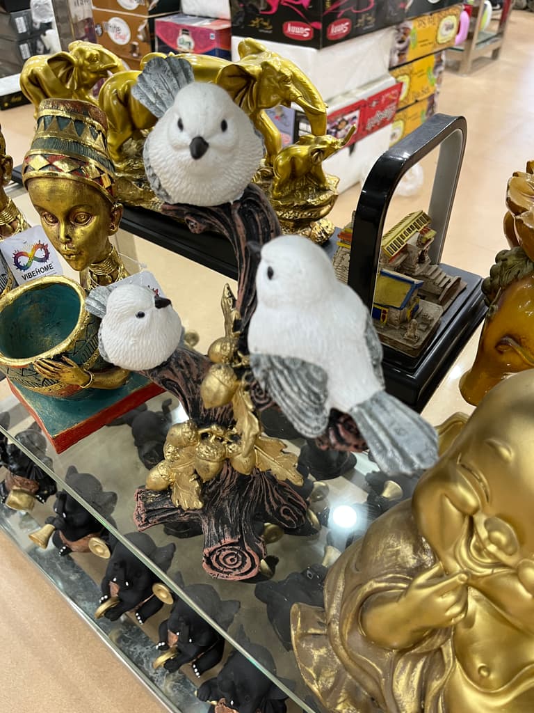 White Bird Figurine | Statue | Porcelain | White