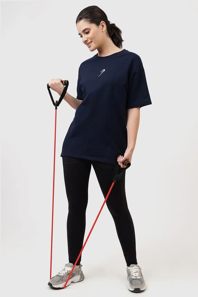 Ignite Oversized T-shirt Navy — photo 2