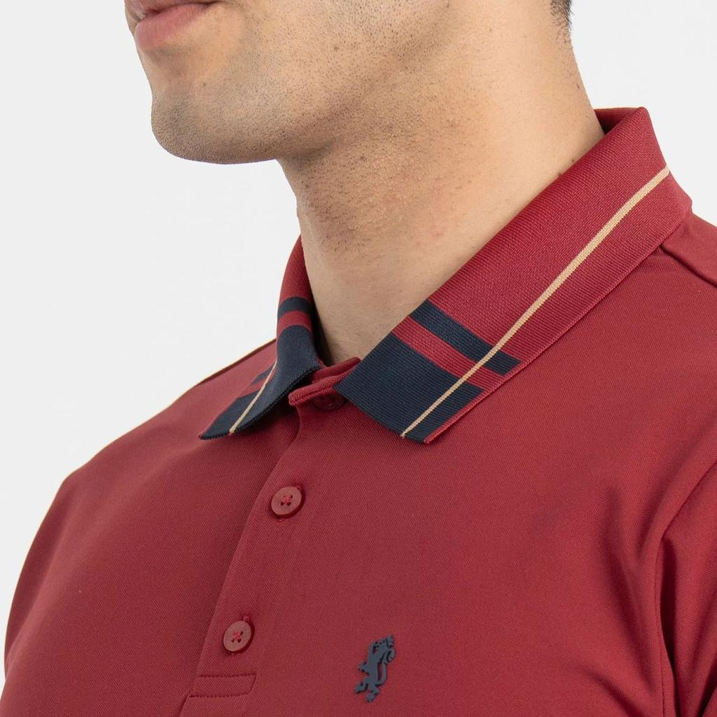 T Shirts for Men in Red | Polo Half Sleeve T Shirt — photo 3