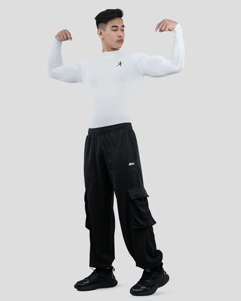 Hustle High Neck Full Sleeve Compression T-shirt — photo 8