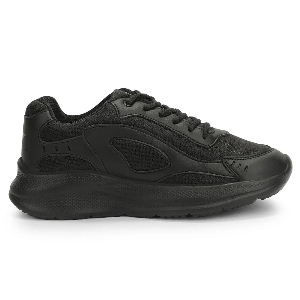 Force 10 SOFTSTEP-L Black School Uniform shoes for Kids by Liberty — photo 2