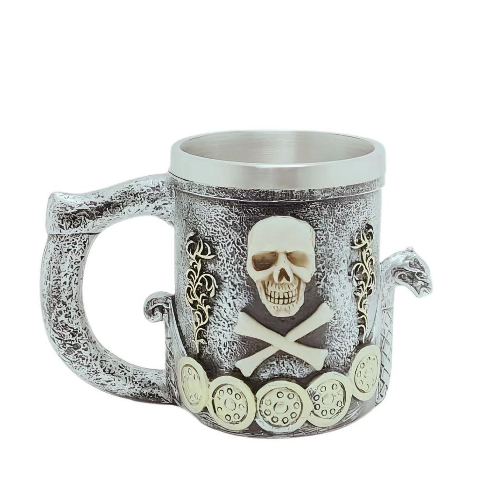 Pirate Skull Warrior Collectible Mug — photo 2
