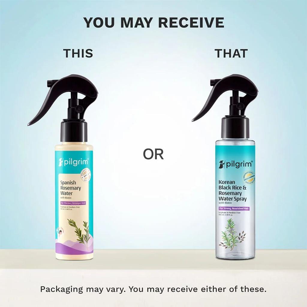 Korean Black Rice and Rosemary Water Spray With Biotin - 200ml