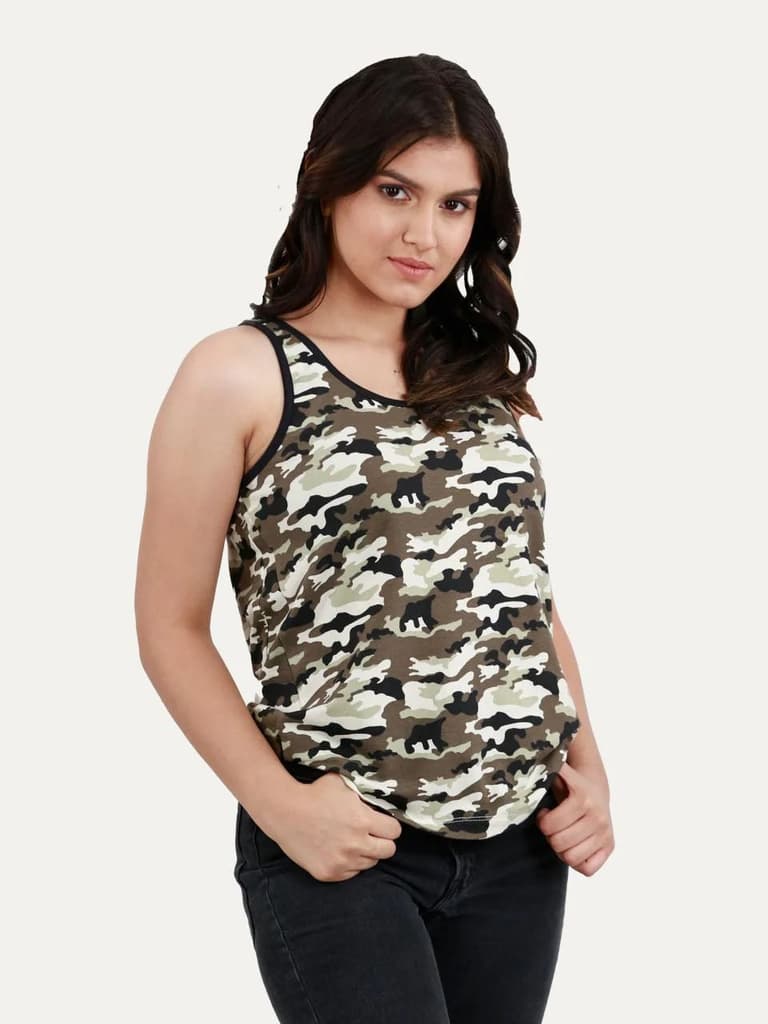 Camouflage Printed Women's Tanks (Pack of 3) — photo 10