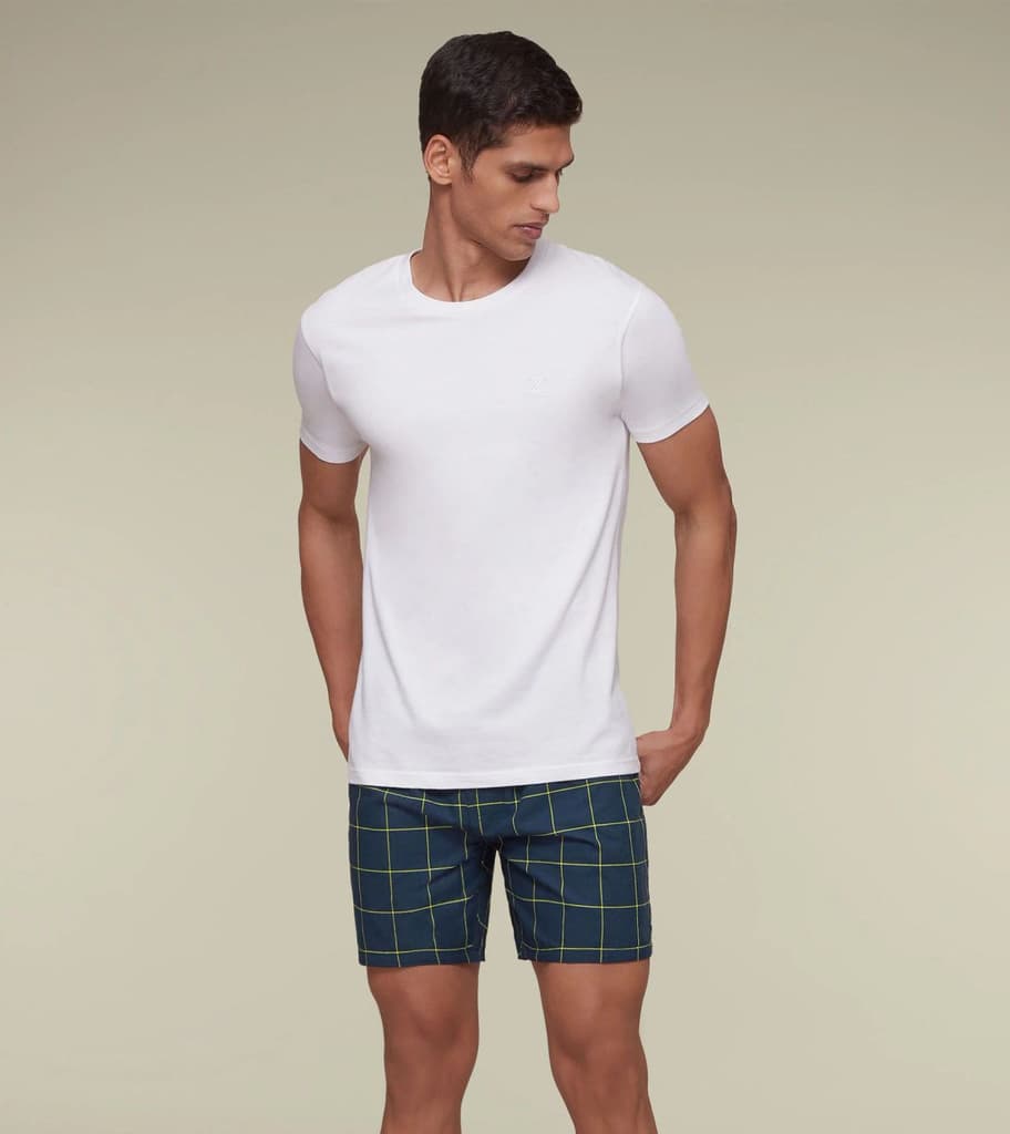 Checkmate Combed Cotton Boxers Lemon Burst — photo 5
