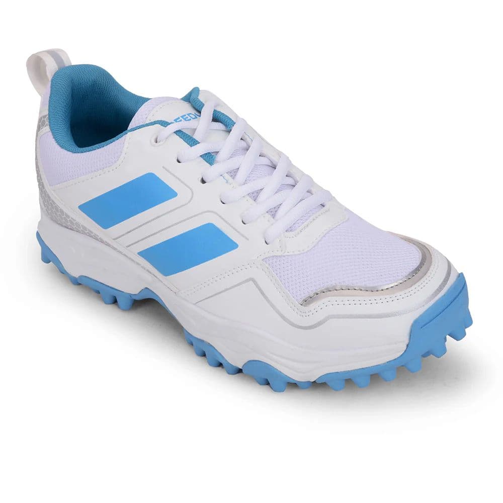 FREEDOM Sky Blue Sports Lace-Up Cricket Shoes For Men POWERPLAY By Liberty — 6/40 / Sky Blue