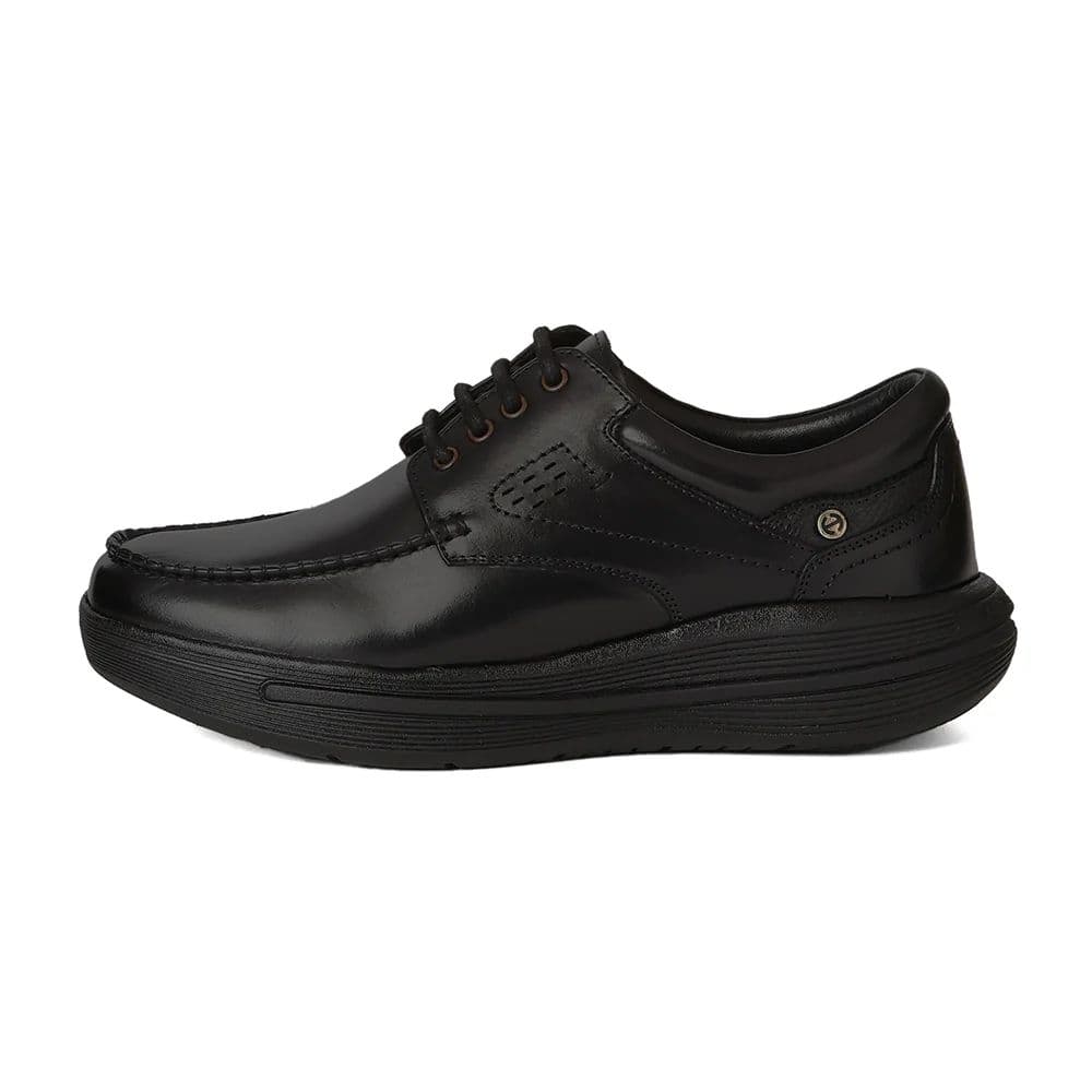 Healers LER-1 Men's Black Formal Derby Shoes with Advanced GEL INSOLE Technology — photo 5