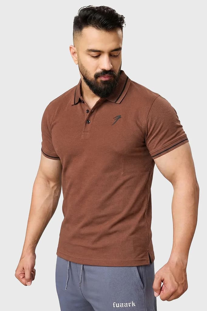 Mark Polo T-shirt Coffee — photo 5