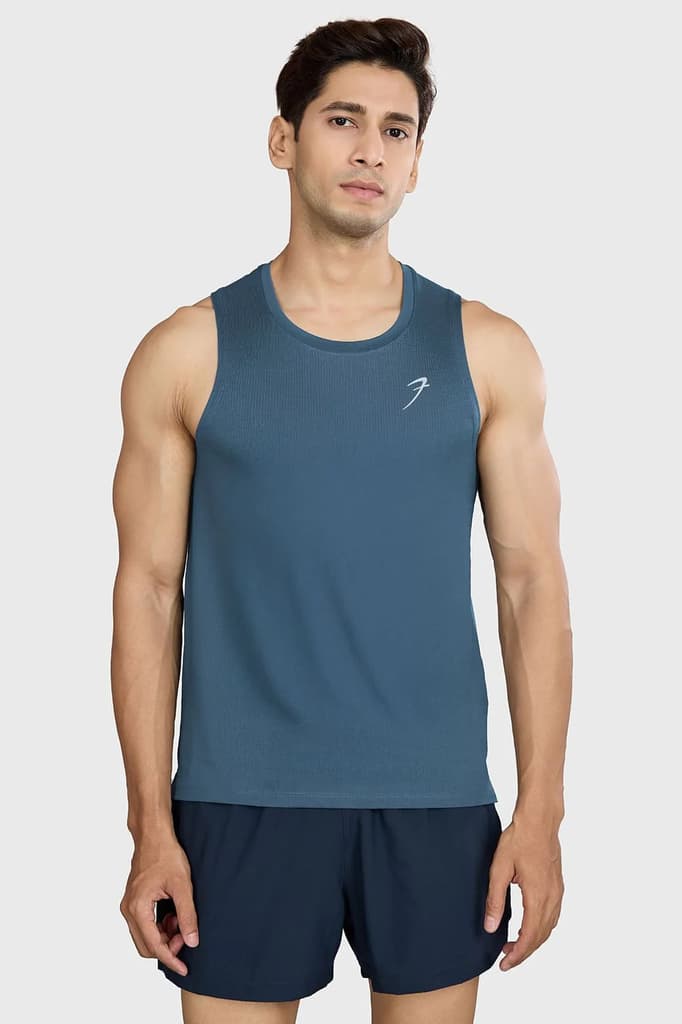 Ember Running Tank Light Blue — S