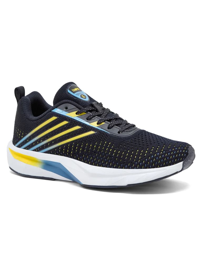 AMPOR Navy Men's Running Shoes — Navy / 6