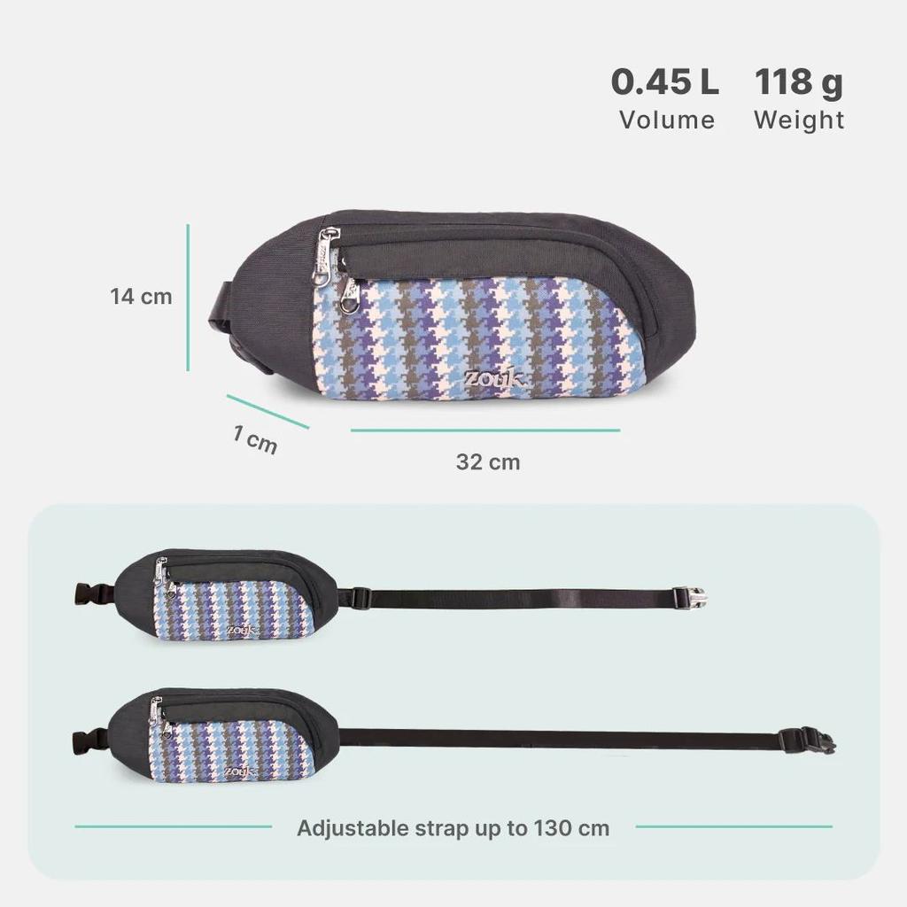 Bombay Houndstooth Faye Fanny Pack — photo 3