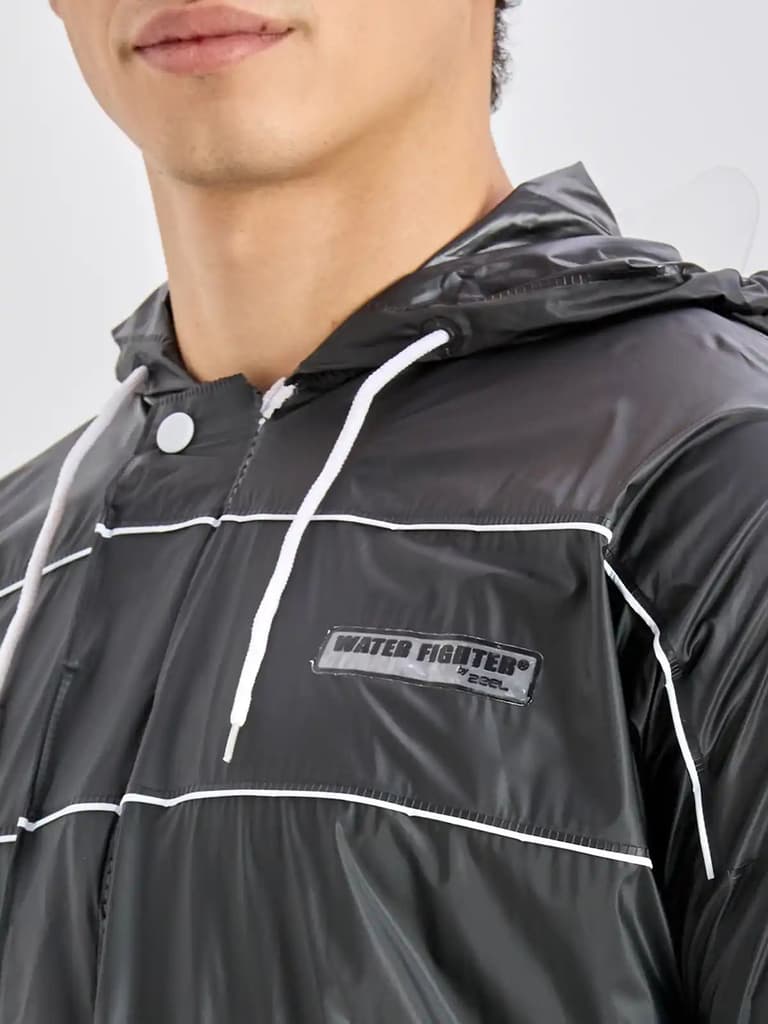 Zeel Unisex Solid Waterproof Raincoat — photo 3